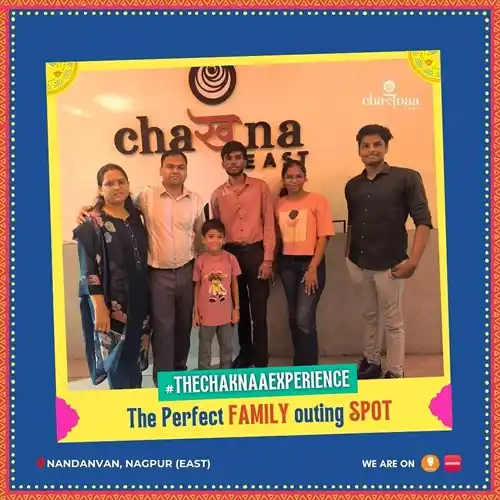 Candid photos of customers enjoying dhhaba food, ambience, and celebrations shared on Instagram