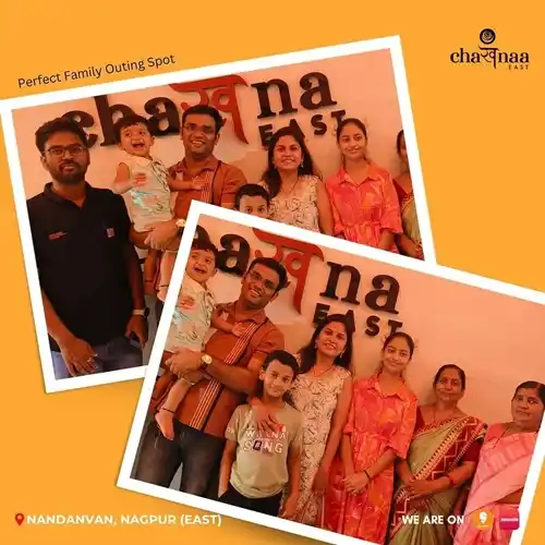 Candid photos of customers enjoying dhhaba food, ambience, and celebrations shared on Instagram